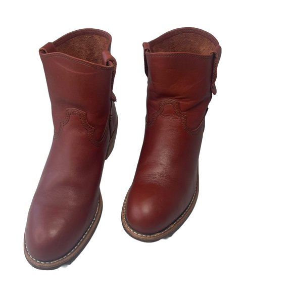 Red Wing Heritage Women's Inez  Red Leather Boots size 9.5 - Picture 1 of 11